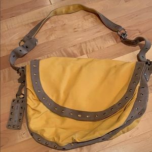 Fornarina yellow cross body bag
